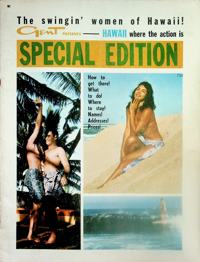 Gent Special Edition Hawaii Magazine  The Swingin Women Of Hawaii!  1965   111725lm-p