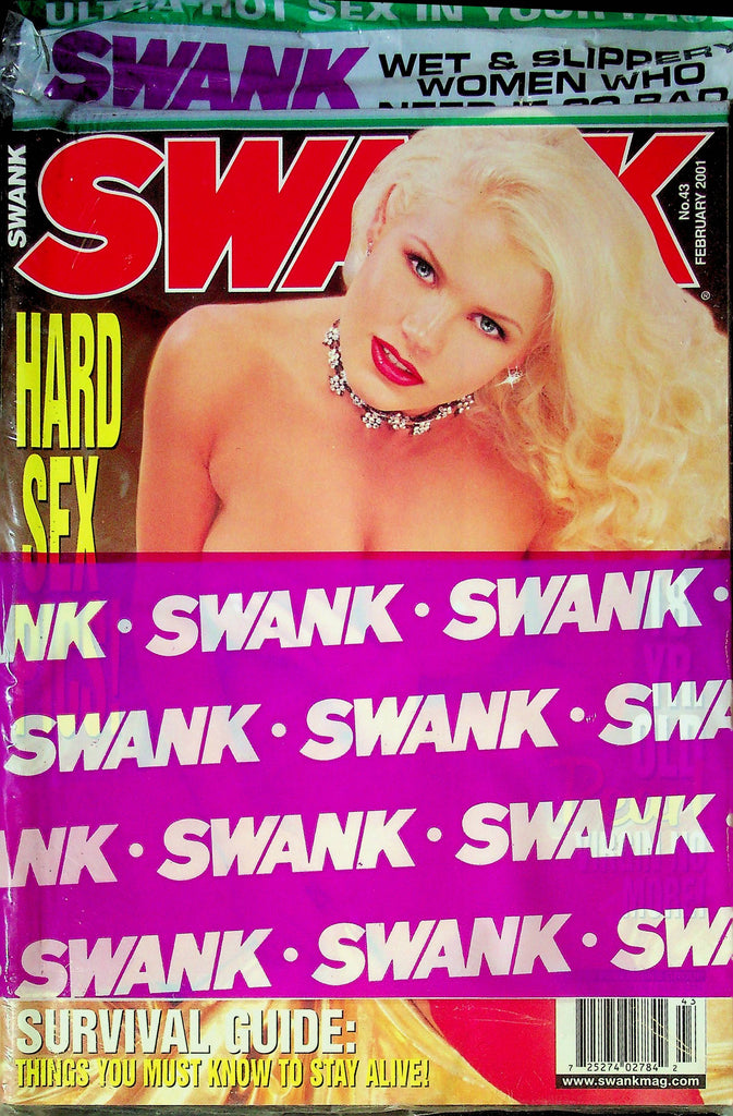 Swank Magazine Pearl February 2001 #43 SEALED 122823RP
