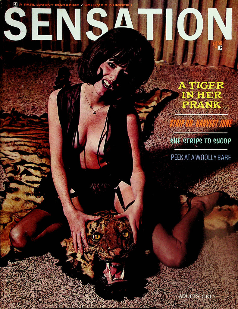 Sensation Magazine  Covergirl Linda Earl vol.3 #1  1966   Parliament Publication     041124lm-p