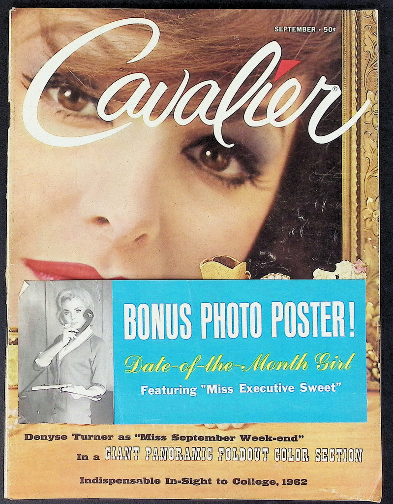 Cavalier Magazine Denyse Turner September 1962 052226AKP
