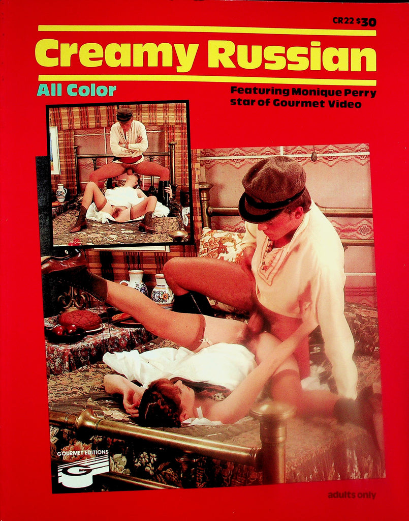 Creamy Russian Magazine   Featuring Monique Perry  #1 April 1986  Gourmet Editions  121325lmp