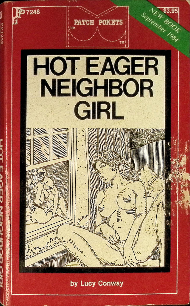 Hot Eager Neighbor Girl by Lucy Conway PP7248 September 1984 Patch Pockets Greenleaf Classics Adult Paperback Novel 081925AMP