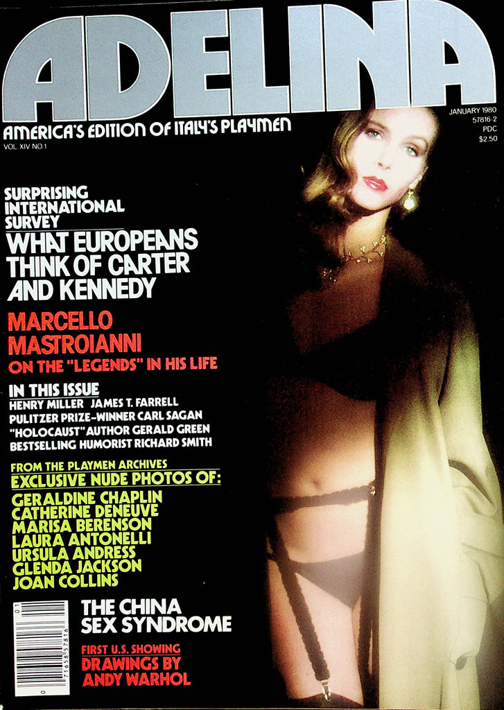 Adelina America's Edition Of Italy's Playmen Magazine  Nude: Ursuala Andress, Joan Collins & More  January 1980    121624lm-p