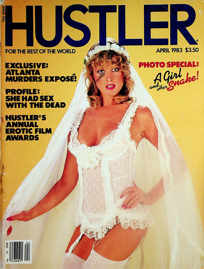 Hustler Magazine  Photo Special: A Girl And Her Snake   April 19873      032324lm-p