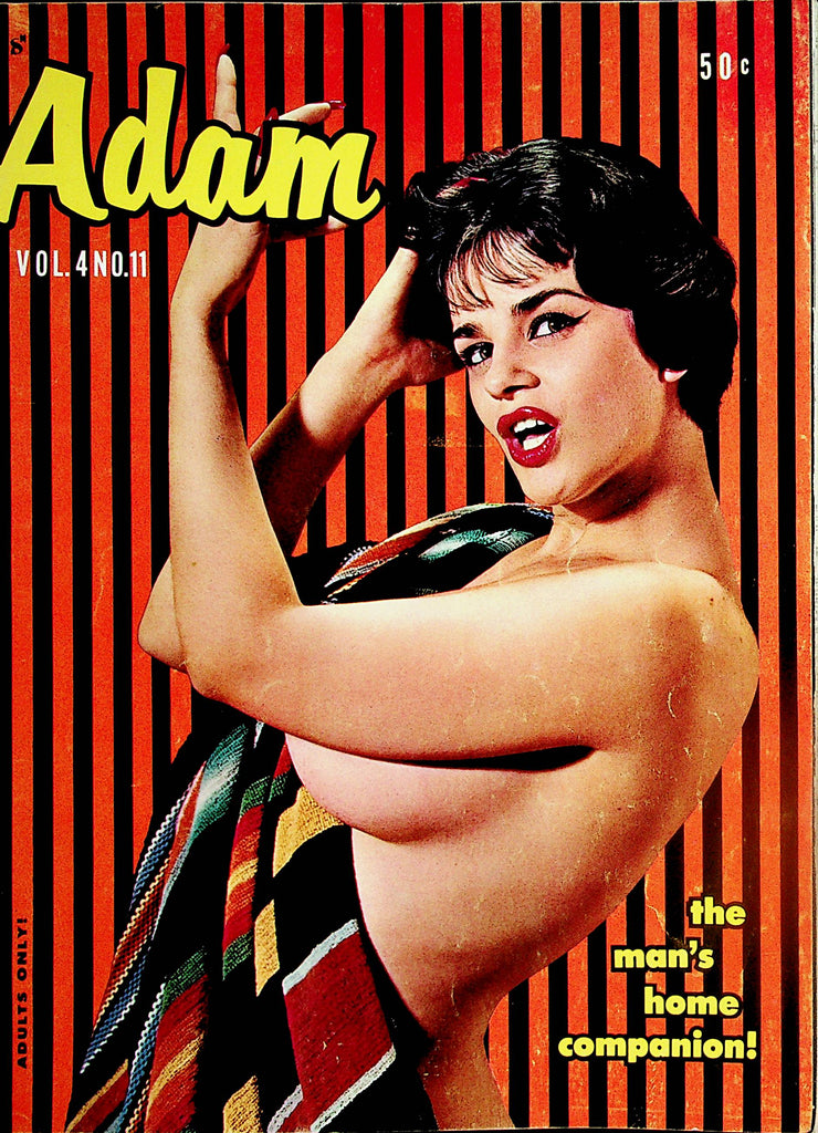 Adam  Magazine   Covergirl  Lee Lemire   w/cf  vol. 4 #11  1960   061924lm-p2 1960