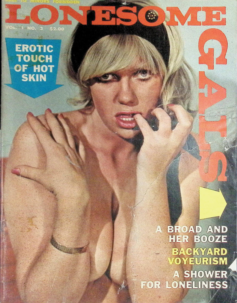 Lonesome Gals Magazine VOl 1  #3  1970s  Erotic Touch of Hot Skin 091226LLP