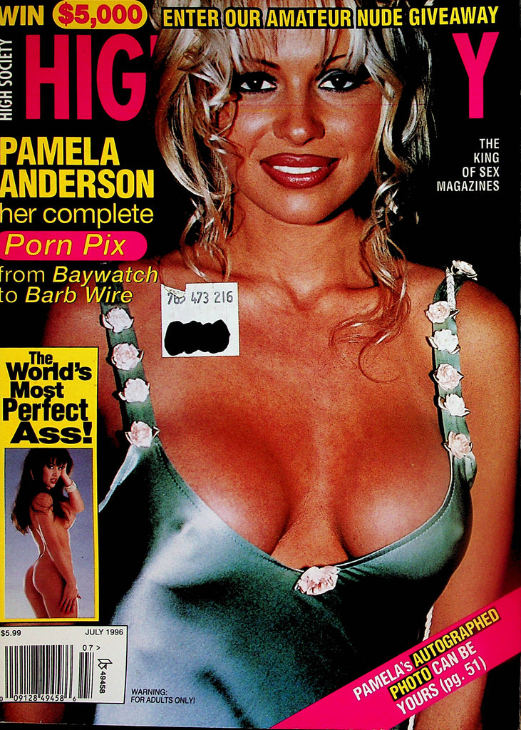 High Society Magazine  Pamela Anderson / Lisa Jeaneene: The Perfect Ass  July 1996     020524lm-p