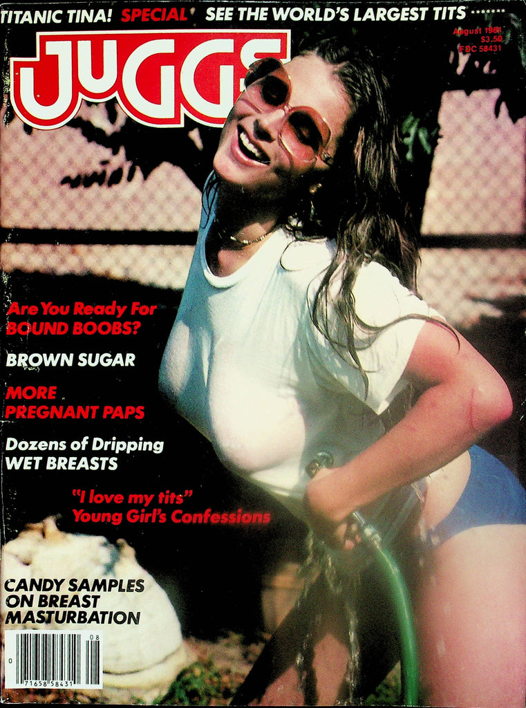 Juggs Busty Magazine  Titanic Tina Special! / Candy Samples On Breast Masturbation  August 1981      102425lm-p