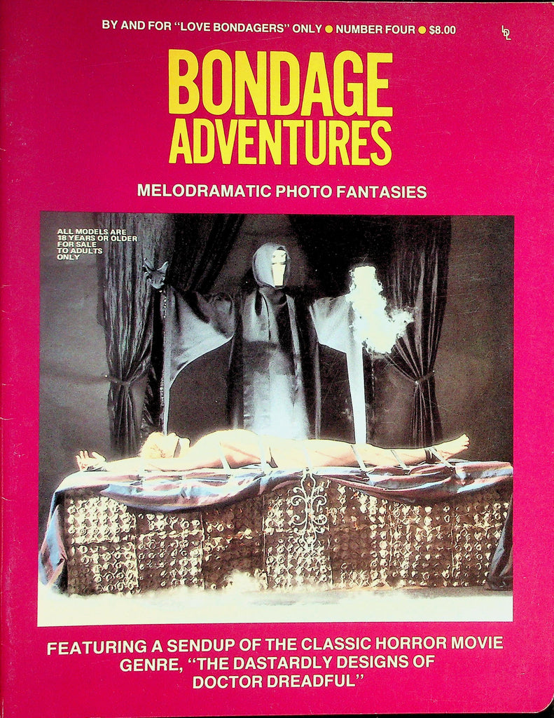 Bondage Adventures Magazine  The Dastardly Designs Of Doctor Dreadful  #4 1989 London Enterprises  102926lmp2-GSC