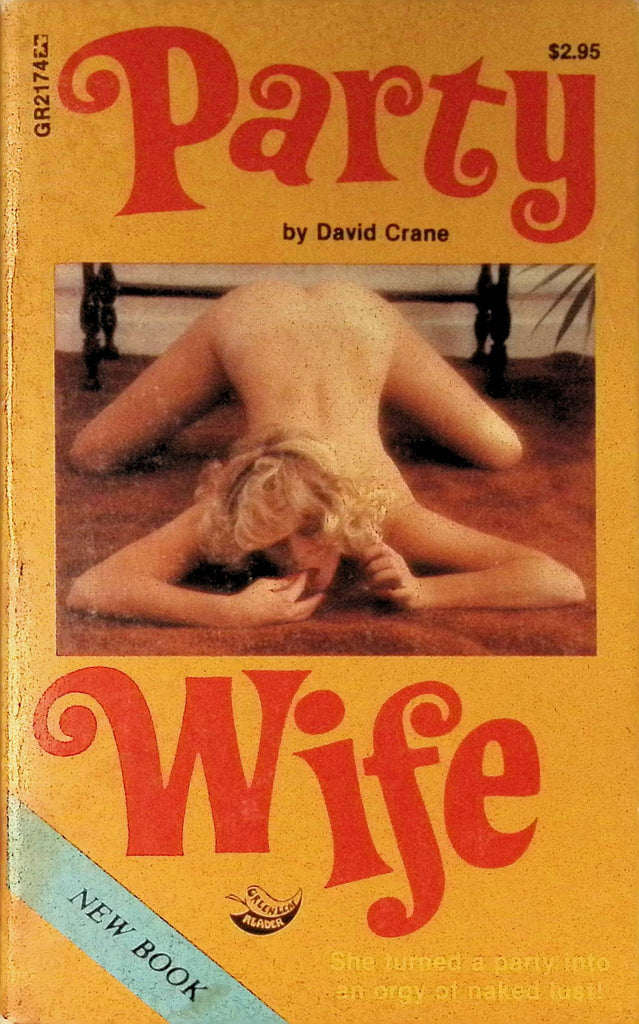 Party Wife by David Crane GR2174 1980 Greenleaf Classics Adult Paperback Novel 082125AMP