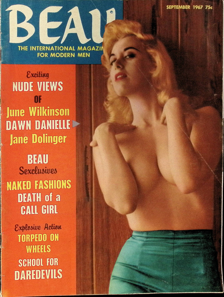Beau Magazine September 1967 June Wilkinson Dawn Danielle Jane Dolinger 101025AMP