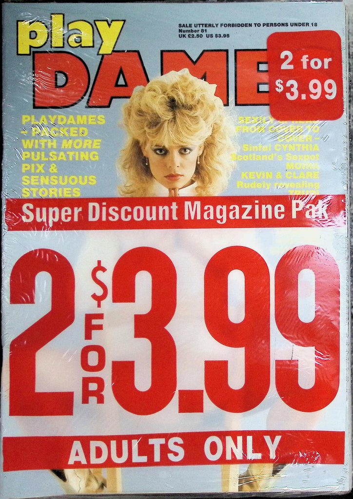 Lot of 2 Magazines: Play Dames #81 & Knave New/Sealed 1980s 091926LLP