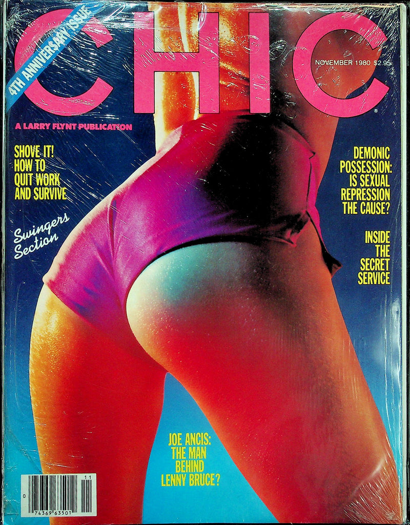 Chic Magazine 4th Anniversary Issue  November 1980     new/sealed    123025lmp