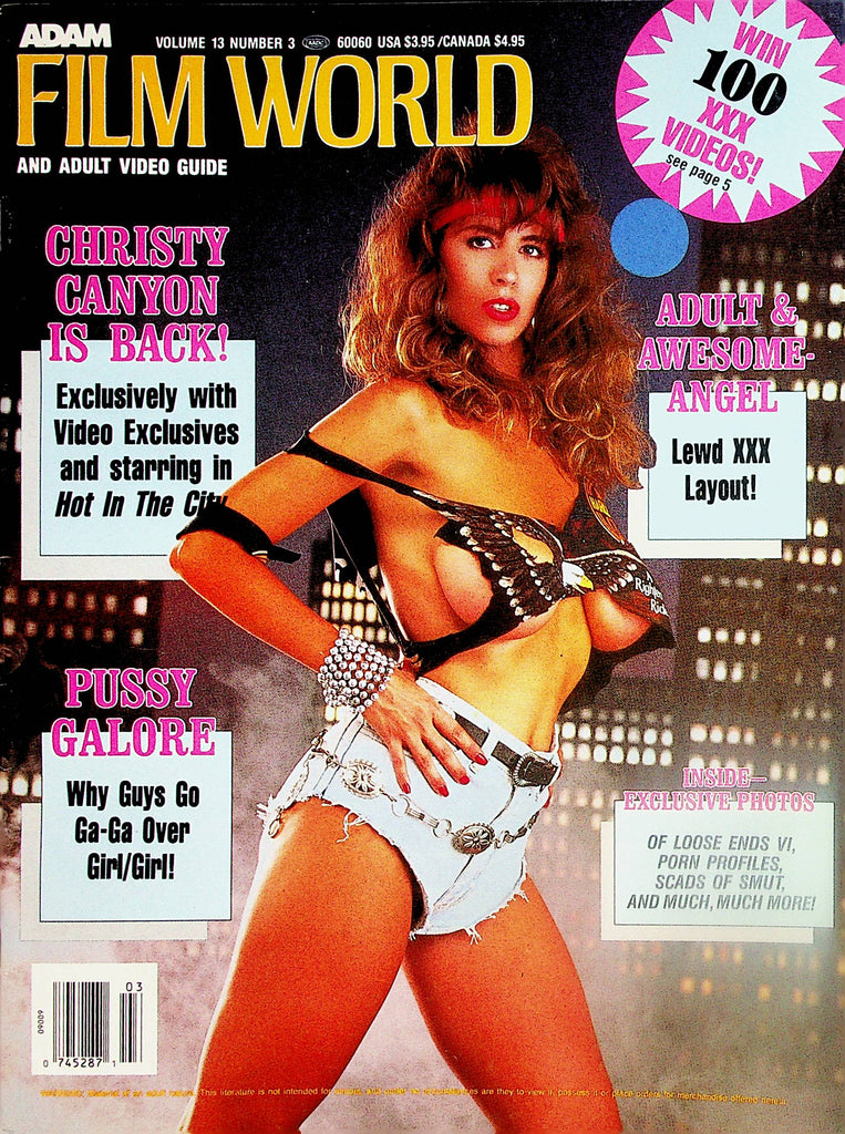 Adam Film World And Adult Video Guide  Christy Canyon Is Back!  vol.13 #3  1990    120123lm-p2