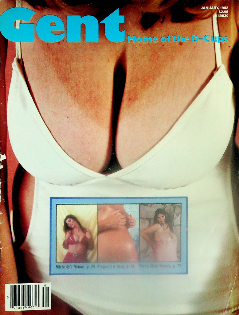 Gent Busty Magazine  Mary Waters / Pregnant Gwen  January 1982       103125lm-p