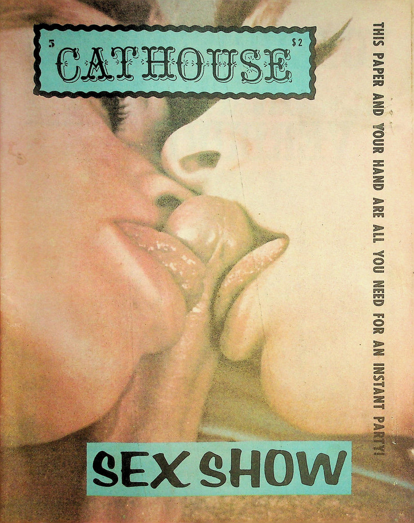 Cathouse Newspaper Magazine  Sex Show  #5  1970's     101226lmp-GSC
