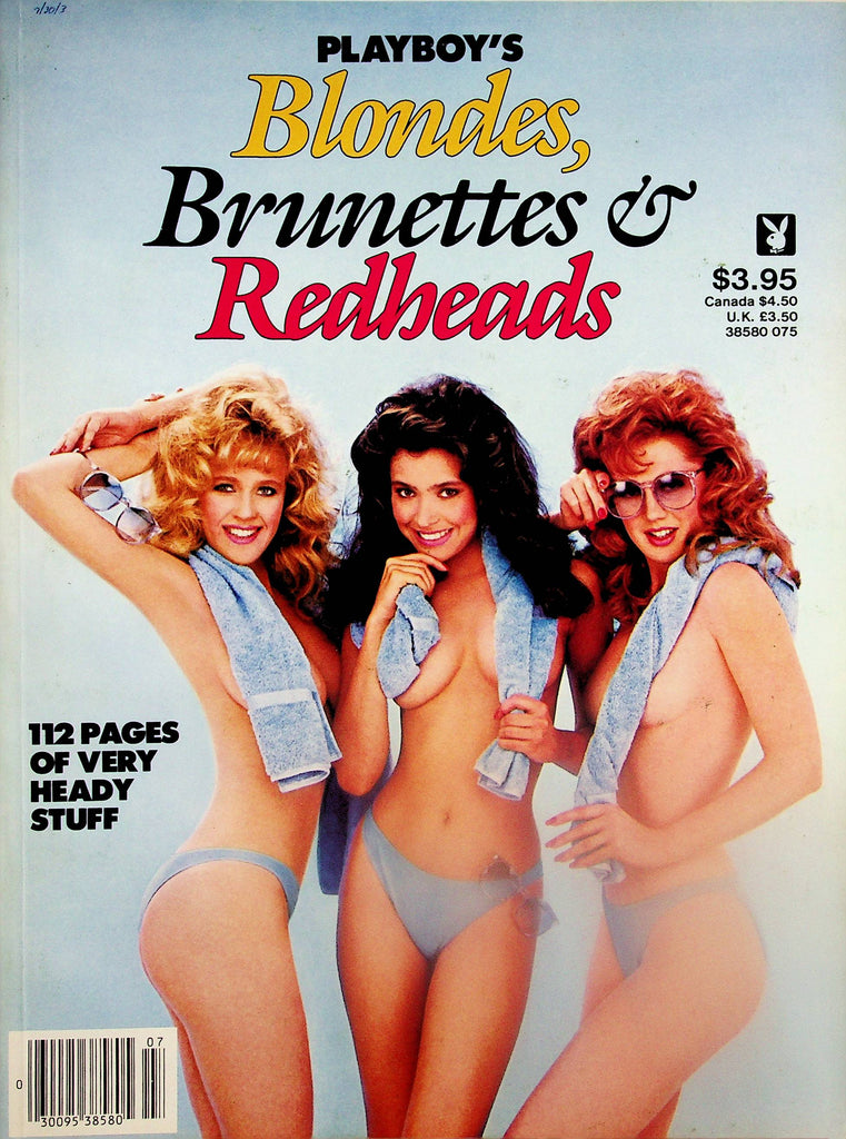 Playboy's Blondes, Brunettes & Redheads Magazine  1985   061125lm-p