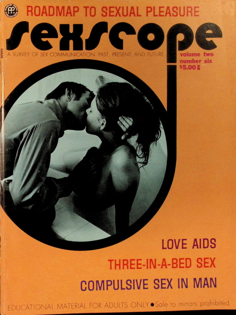 Sexscope Vol 2 #6 1972 Sex Communication Magazine, Sex Photography Roadmap to Sexual Pleasure 060926AMP
