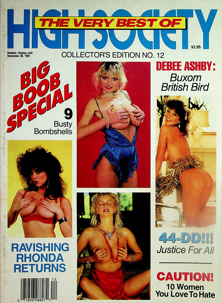 The Very Best Of High Society Magazine  Big Boob Special - Debee Ashby  #12  1987    052224lm-p