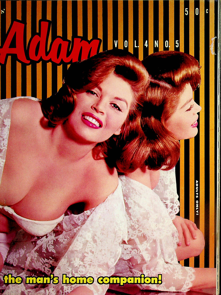 Adam  Magazine   Covergirl  Sandra Giles    w/cf  vol. 4 #5  1960   061924lm-p2