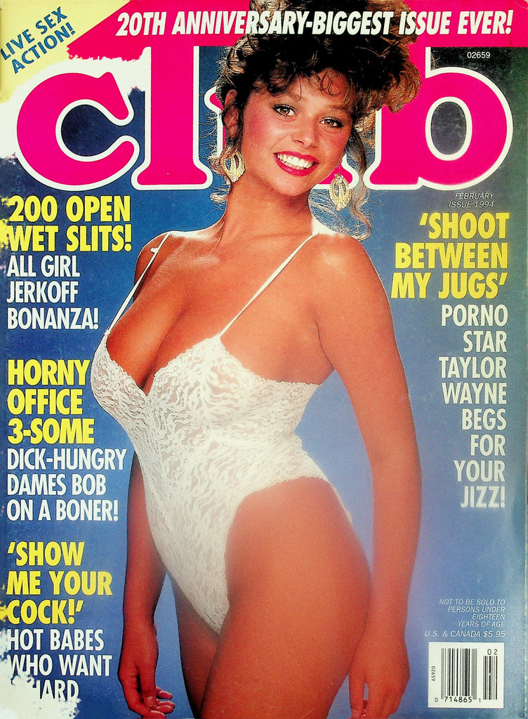 Club Magazine  20th Anniversary! / Taylor Wane  February 1994    110825lm-p