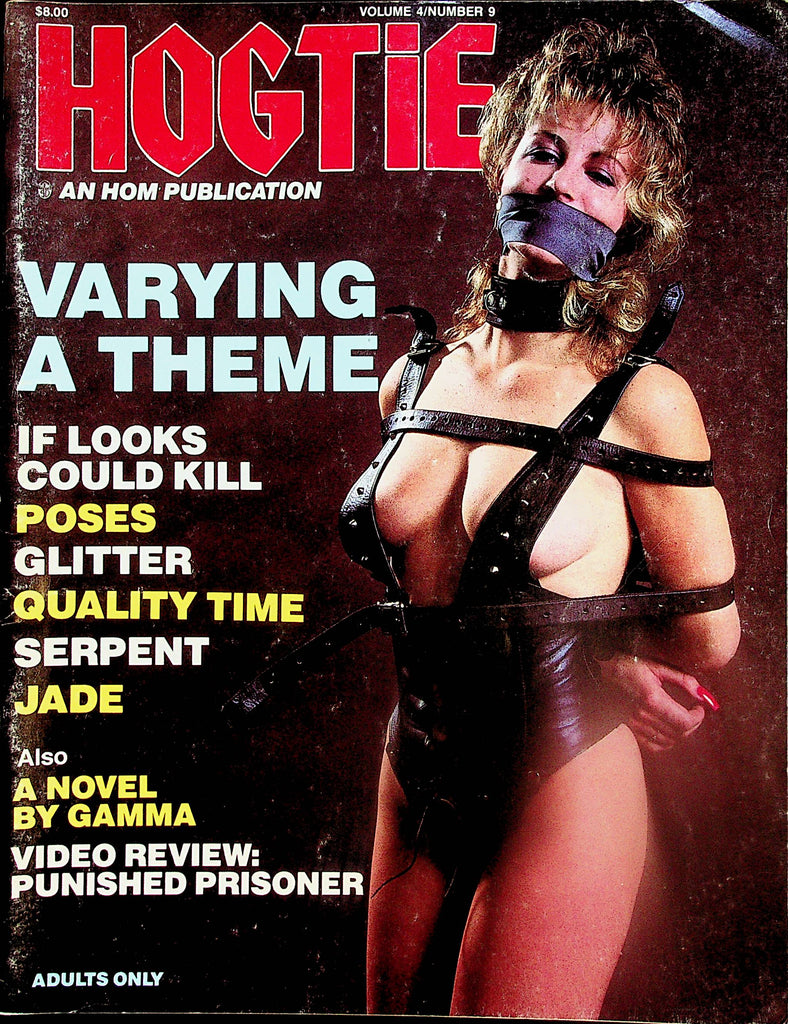 Hogtie Bondage Magazine   Varying A Theme / Jade  vol.4 #9 1986 by HOM   122324lm-p