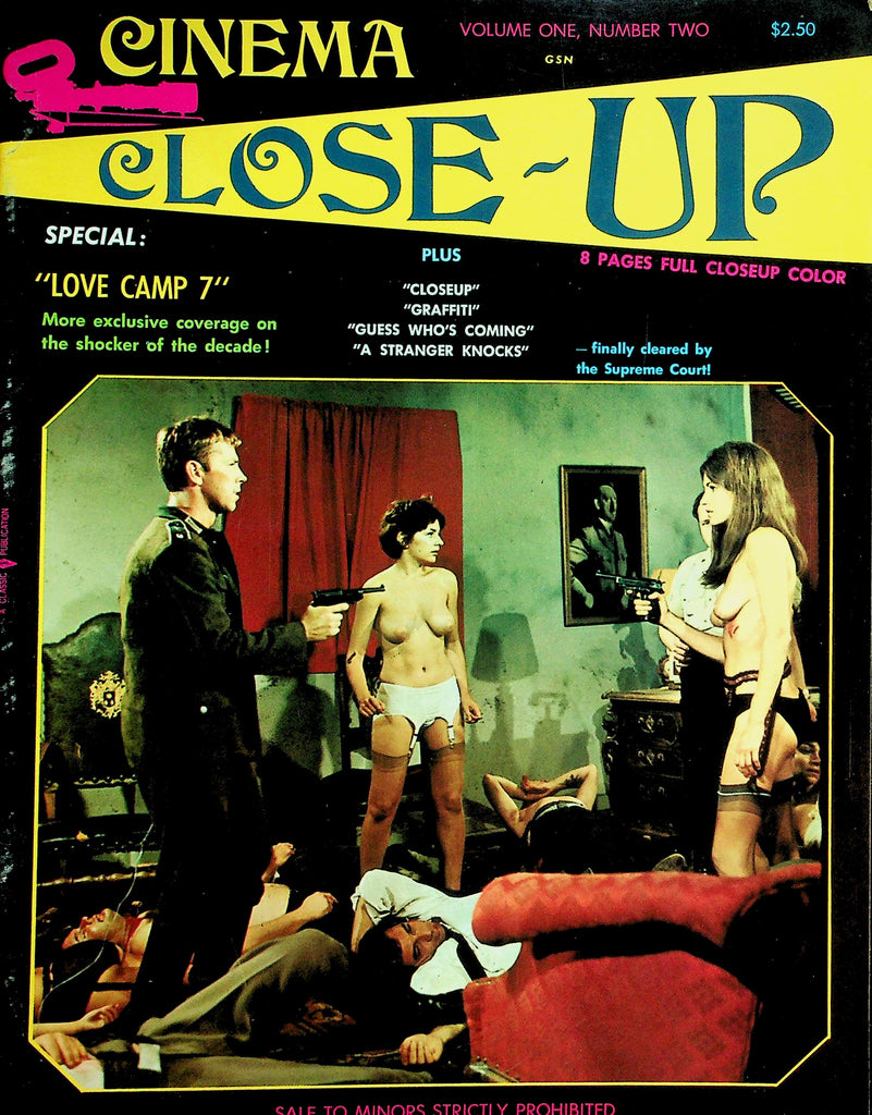 Cinema Close-Up Magazine  Love Camp 7, A Stranger Knocks, Closeup & More!   vol.1 #2  1969  072326lmp-GSC
