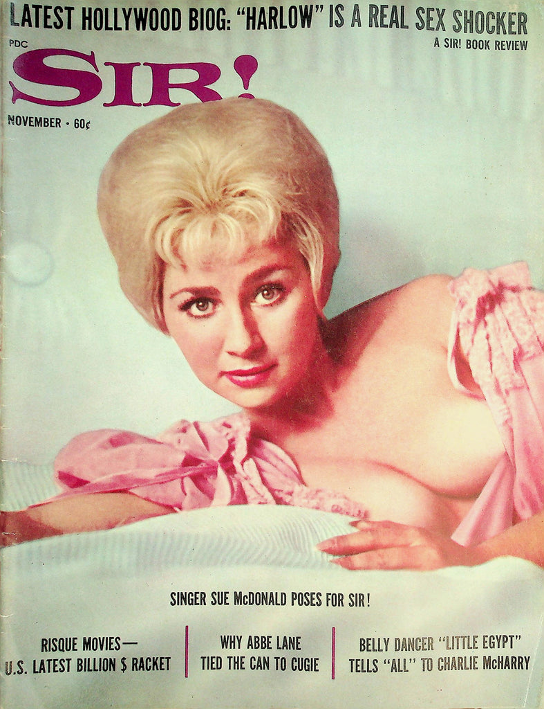 Sir! Magazine   Covergirl Singer Sue McDonald Poses  November 1964  050226lmp