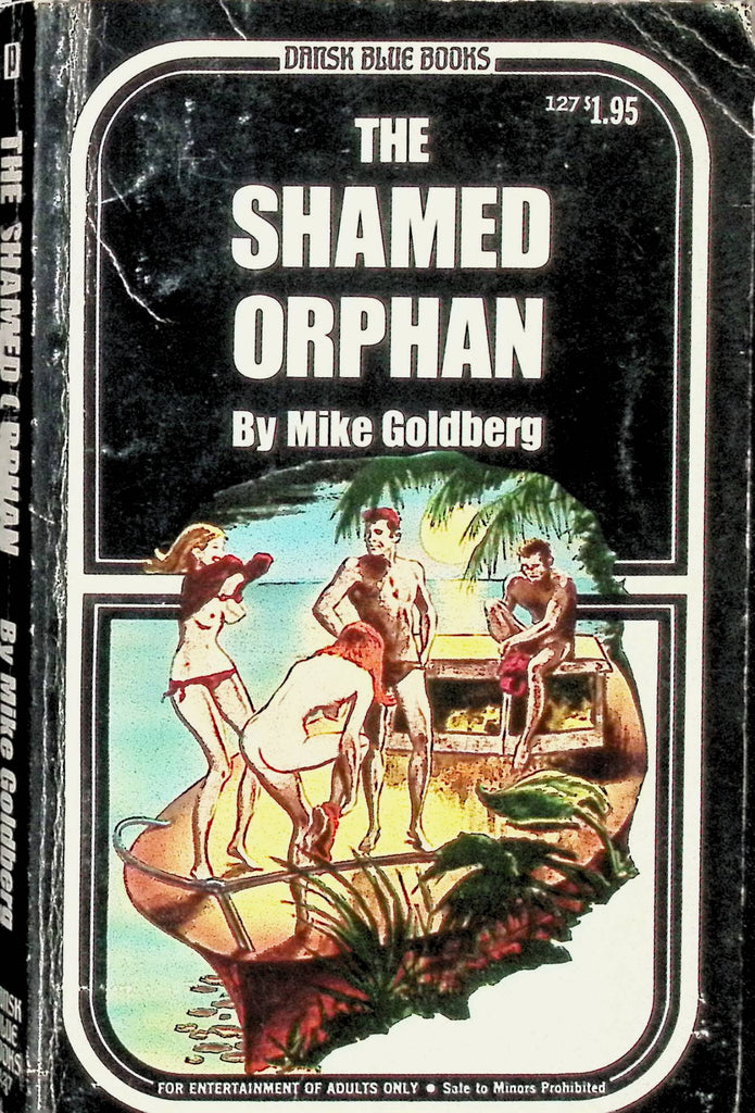 The Shamed Orphan by Mike Goldberg 1971 127 Dansk Blue Books Adult Novel-043024AMP