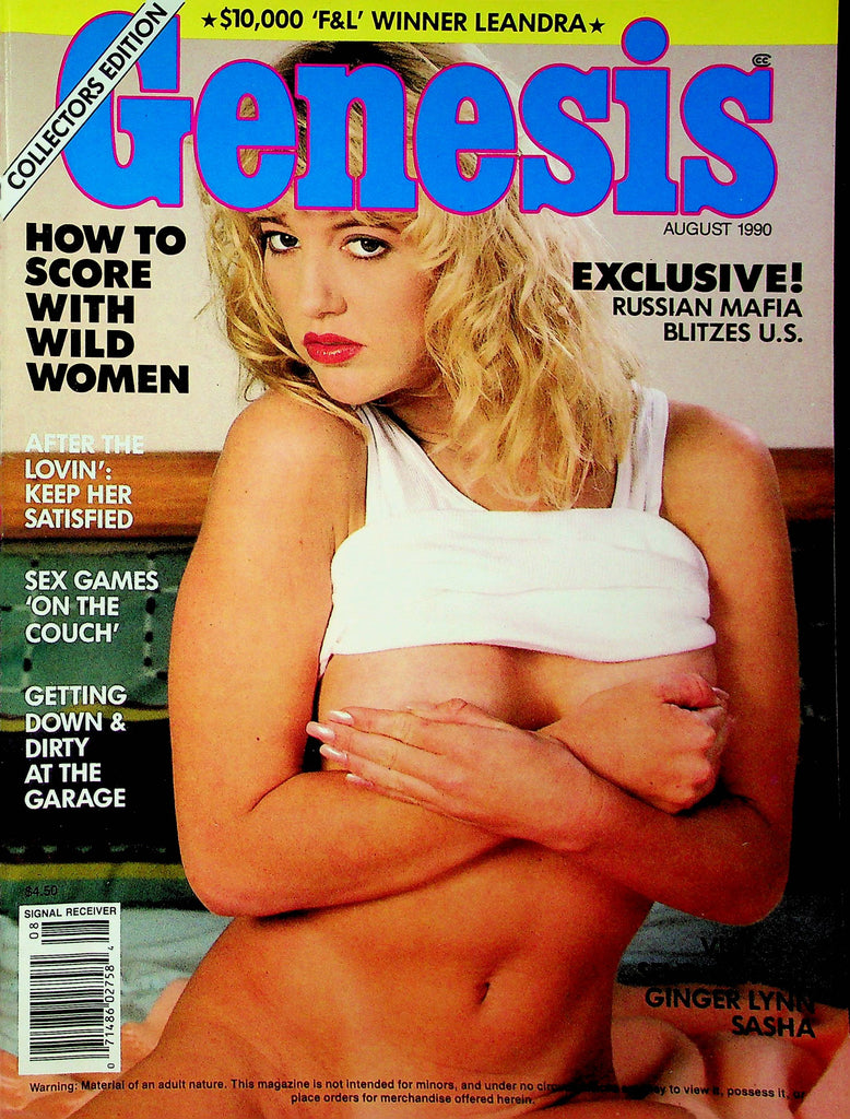 Genesis Magazine Marge Karen & Selena Steele & Ginger Lynn August 1990 050923RP