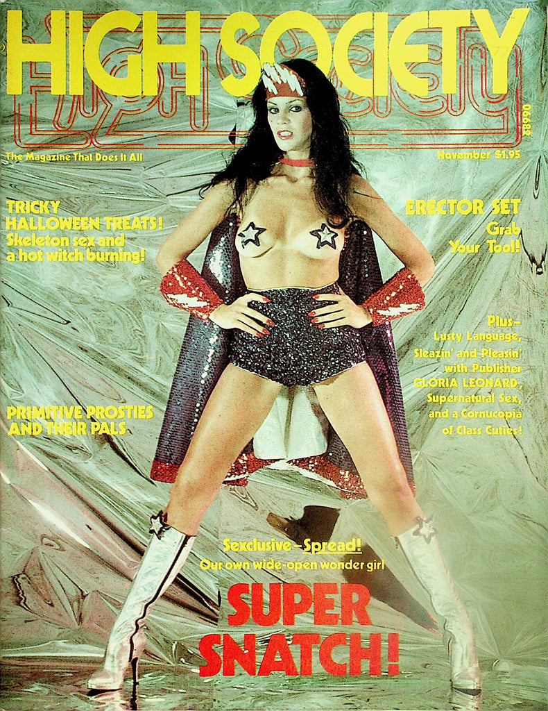 High Society Magazine  Sexclusive Spread - Wondergirl Super Snatch!  November 1977   052324lm-p