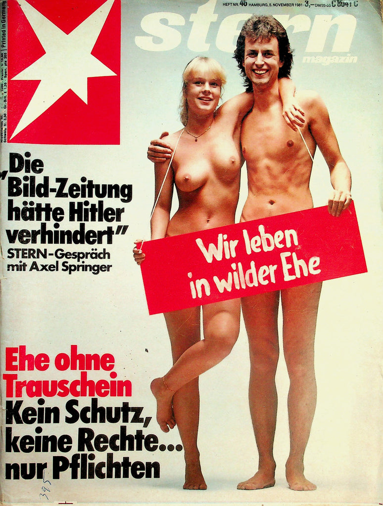 Stern German International Magazine  November 1981    011326lmp