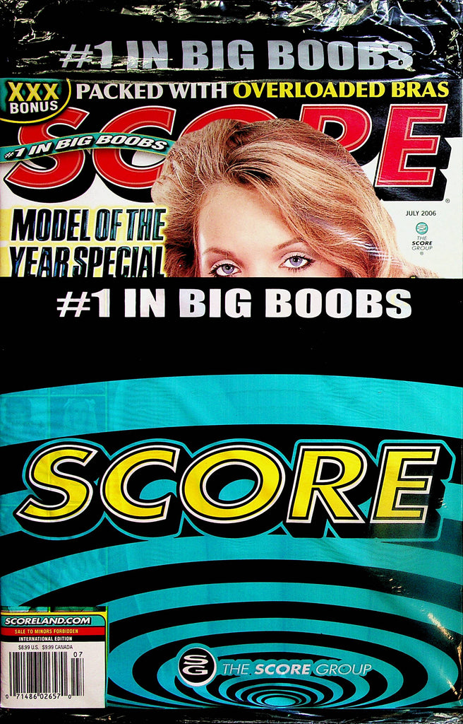 Score Busty Magazine  Ines Cudna  July 2006  New / Sealed   091523lm-p
