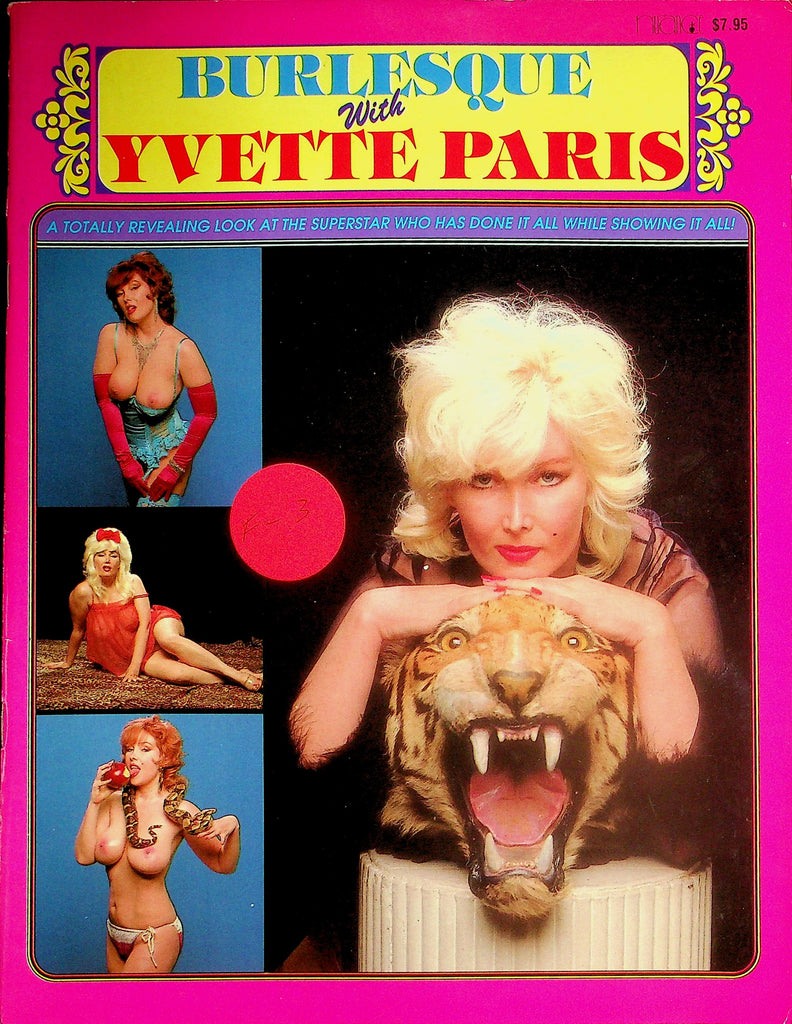 Burlesque With Yvette Paris Magazine  Her Success Story!  #1 1989    032126lmp