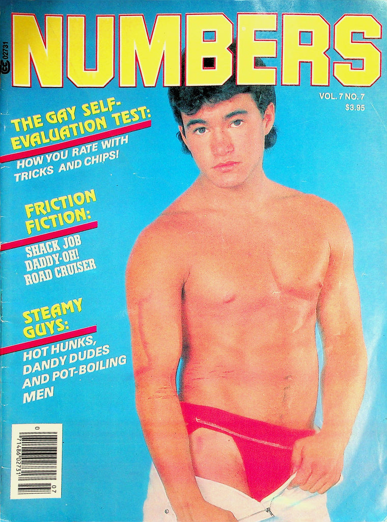 Numbers Gay Magazine   Cover Guy Rian  vol.7 #7  1985  020426lmp