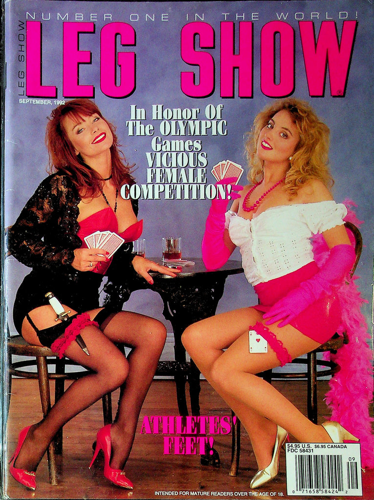 CLEARANCE Leg Show Magazine Athletes Feet September 1992 081225RP-