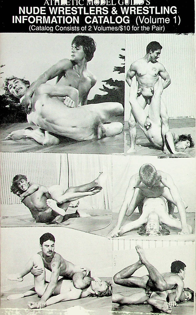 Athletic Model Guild's Nude Wrestlers & Wrestling Information Catalog vol.1  1991   011224lm-p2