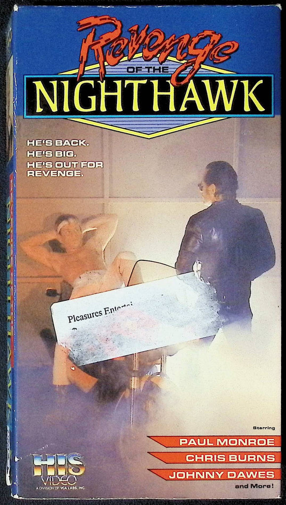 Revenge Of The Nighthawk His Video, A Division Of Vca Labs, Inc. Gay VHS 1983 102924JKVHS4