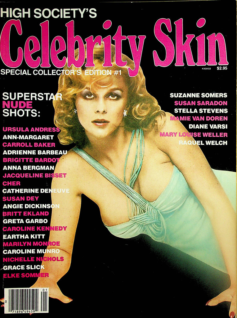 High Society's Celebrity Skin Magazine  Ann-Margaret, Suzanne Somers, Brigitte Bardot and More!  #1 1979     032224lm-p