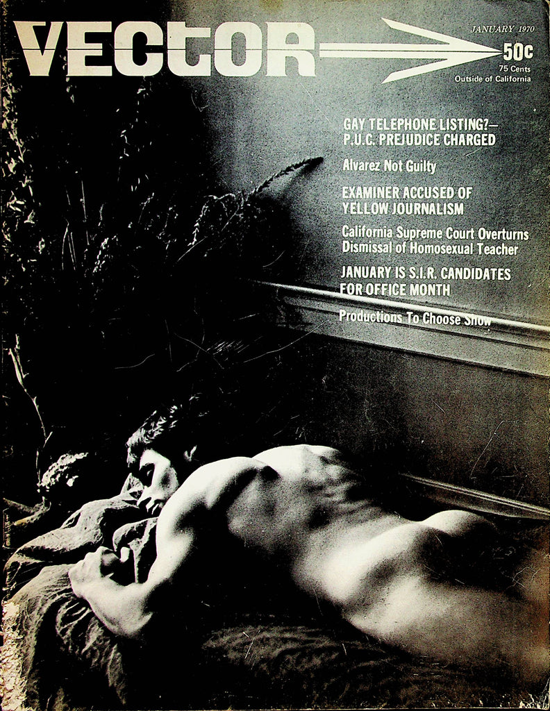 Vector Voice For The Homosexual Community Newsletter  January 1970       072823lm-p2