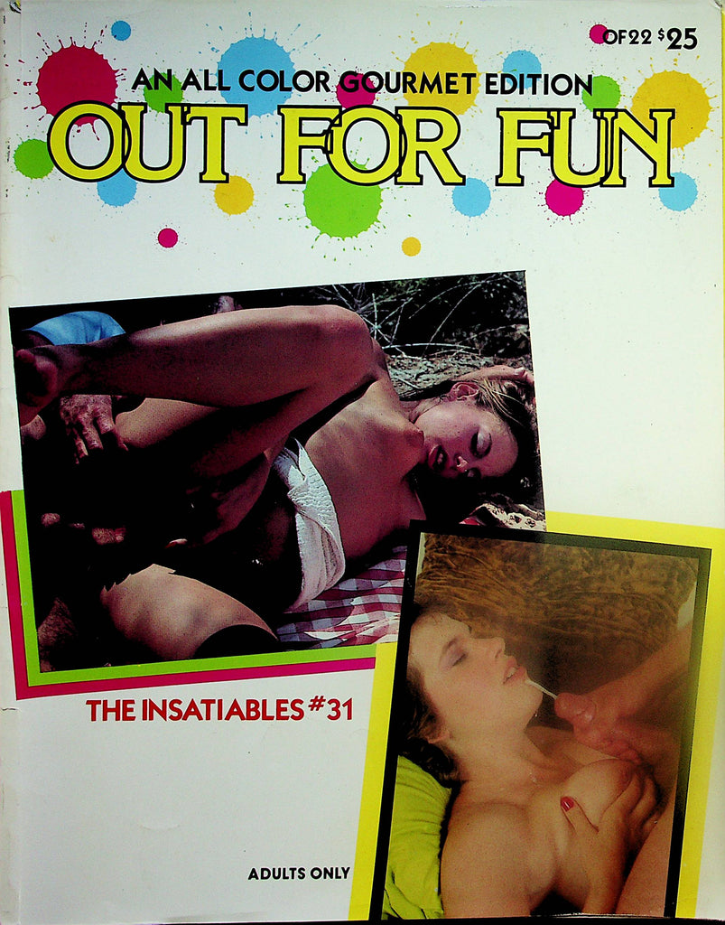 Out For Fun Magazine  The Insatiables - Enter In The Rear  #31  1980'''s     022125lm-p2