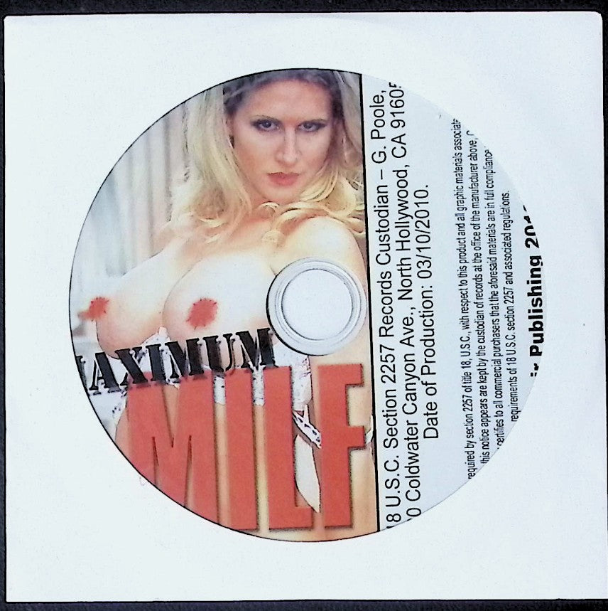 Maximum MILF Adult DVD Blair Publishing 2010 022026AKDVD-C39