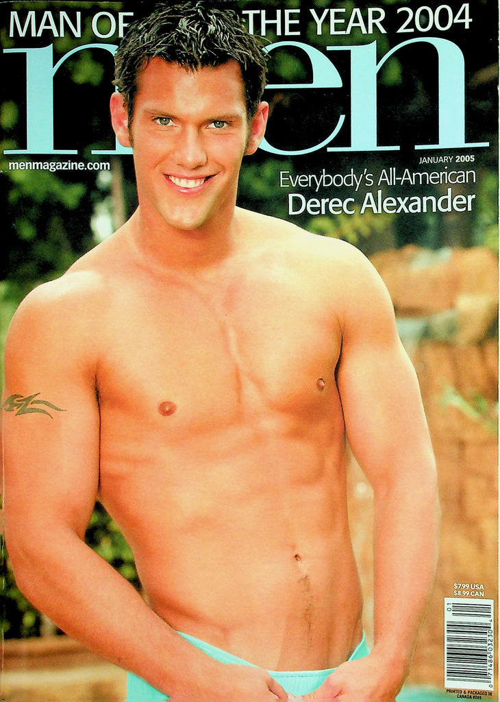 Men Gay Magazine  Man Of The Year 2004 - Everybody's All-American Derec Alexander  January 2005   032526lmp