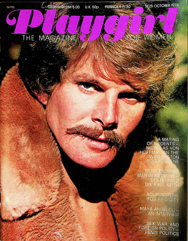 Playgirl Magazine   Centerfold Hunk Paul Keith  October 1974   122323lm-p