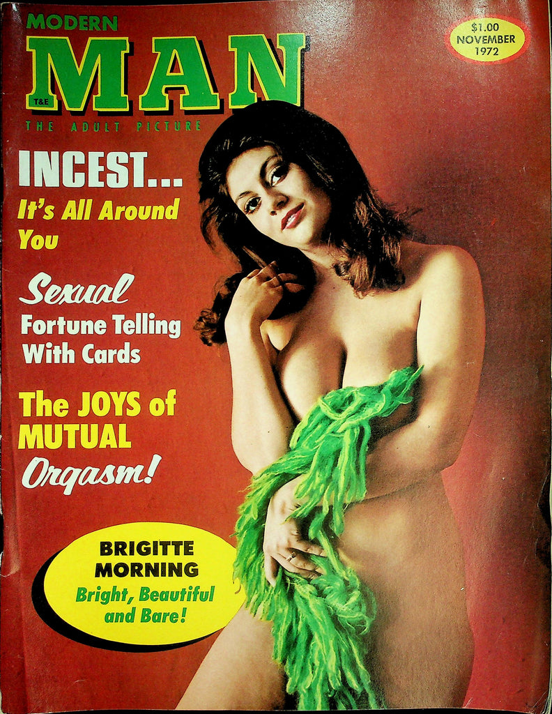 Modern Man Magazine Covergirl Brigitte Morning Bright, Beautiful and Bare  November 1972    051726lmp