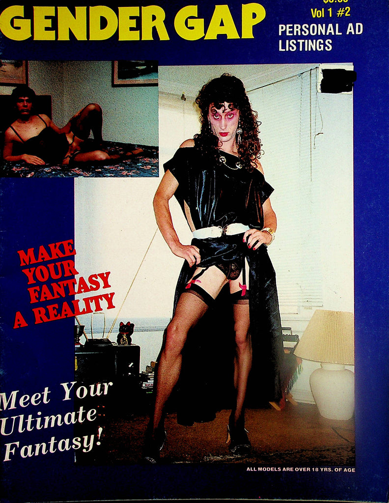 Gender Gap Transgender Contact Magazine  vol.1 #2 1990   102924lm-p