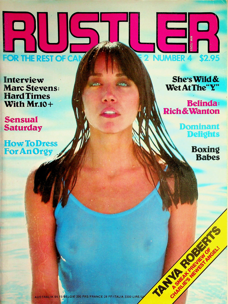 Rustler Magazine  Charlie's Angel : Tanya Roberts  vol.2 #4  February 1981     012826lmp