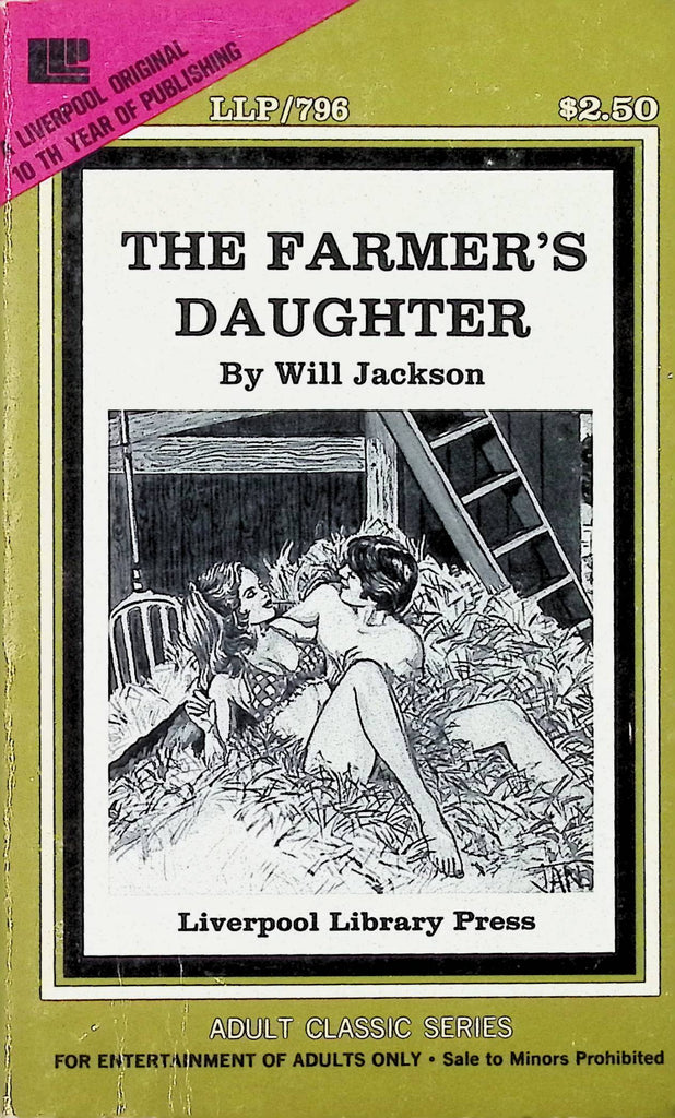 The Farmer's Daughter by Wil Jackson LLP796 1978 Liverpool Library Adult Paperback Novel-082124AMP