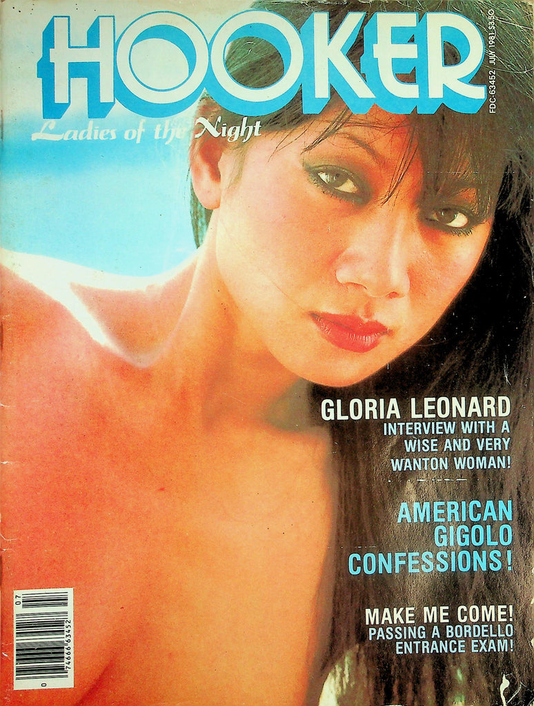 Hooker Magazine  Ladies Of The Night  - Gloria Leonard Interview / Tropical Beauty Centerfold  July 1981   031726lmp2