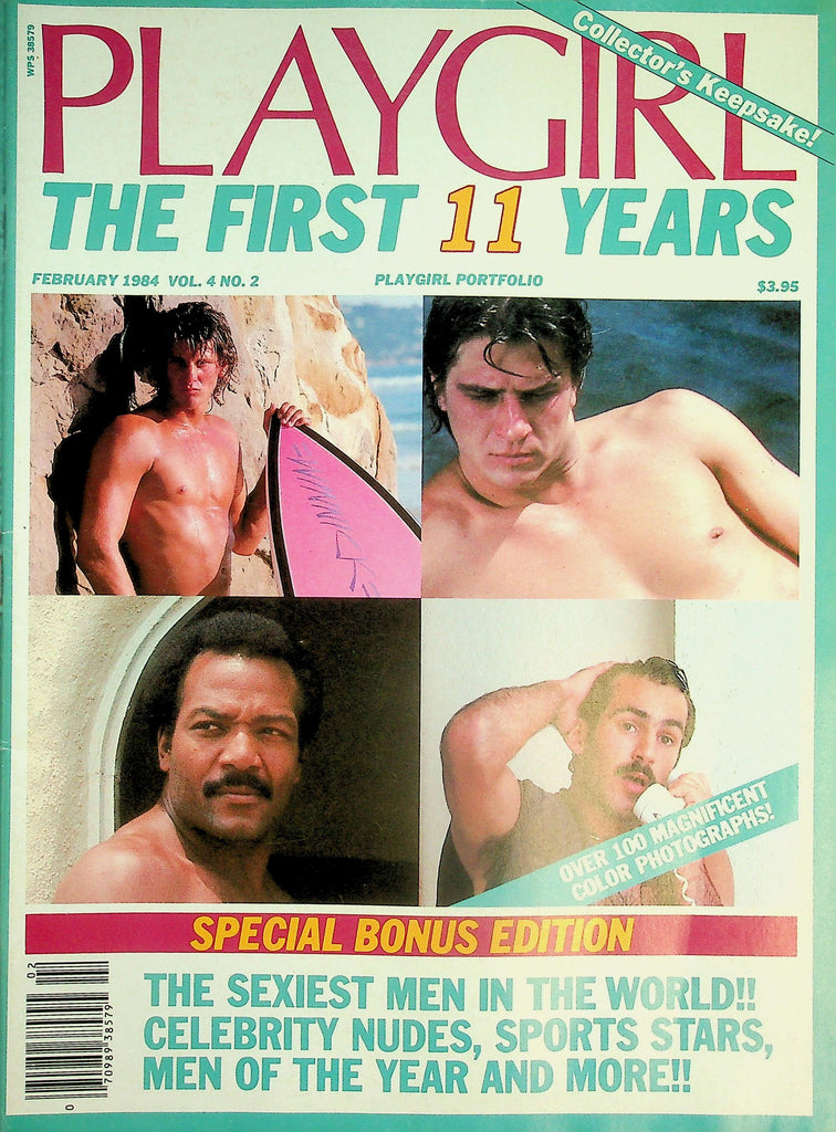 Playgirl The First 11 Years Magazine  Sexiest Men, Celebrities, Sports Stars  February 1984 Collectors Keepsake!   022526lmp2